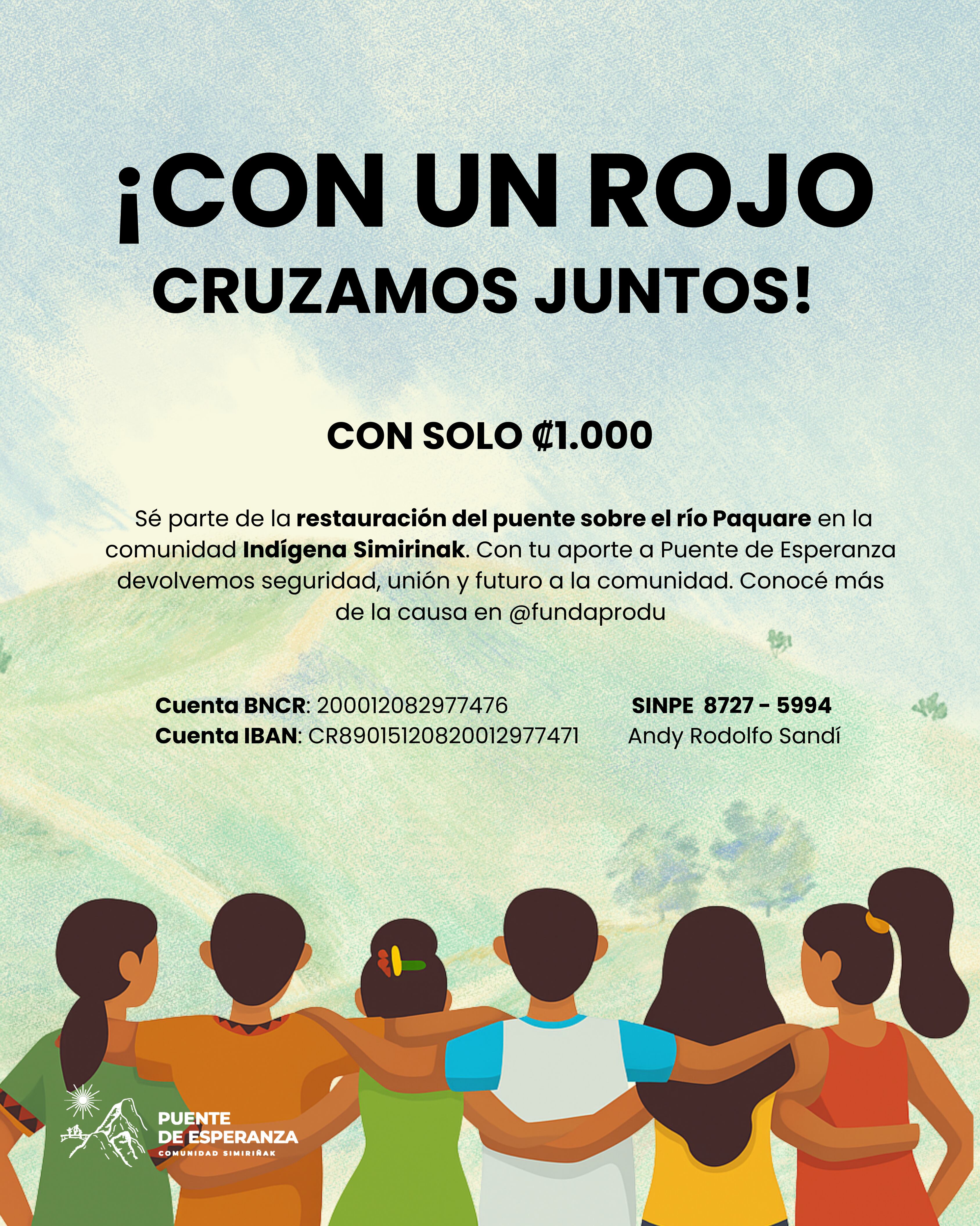 La iniciativa se denomina "Puente de la Esperanza".