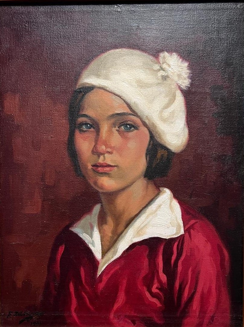 Francisco Zúñiga, Margarita, óleo sobre tela, 59.5 x 45.2 cm, 1930. Colección Museo de Arte Costarricense (MAC).