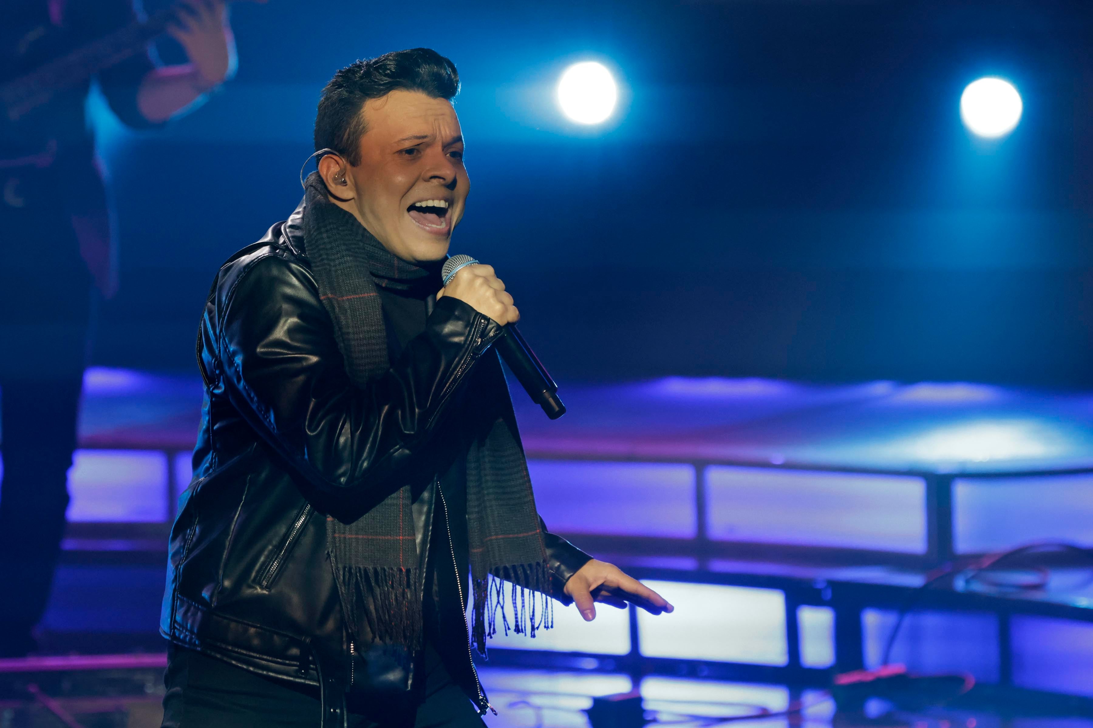 05/11/2023. Teletica, Sabana Oeste. Hora: 07:00 p.m. Gala número 10 de Nace una Estrella, grabada en el estudio Marco Picado de Teletica. En la foto, César Fuentes. Fotos: Mayela López