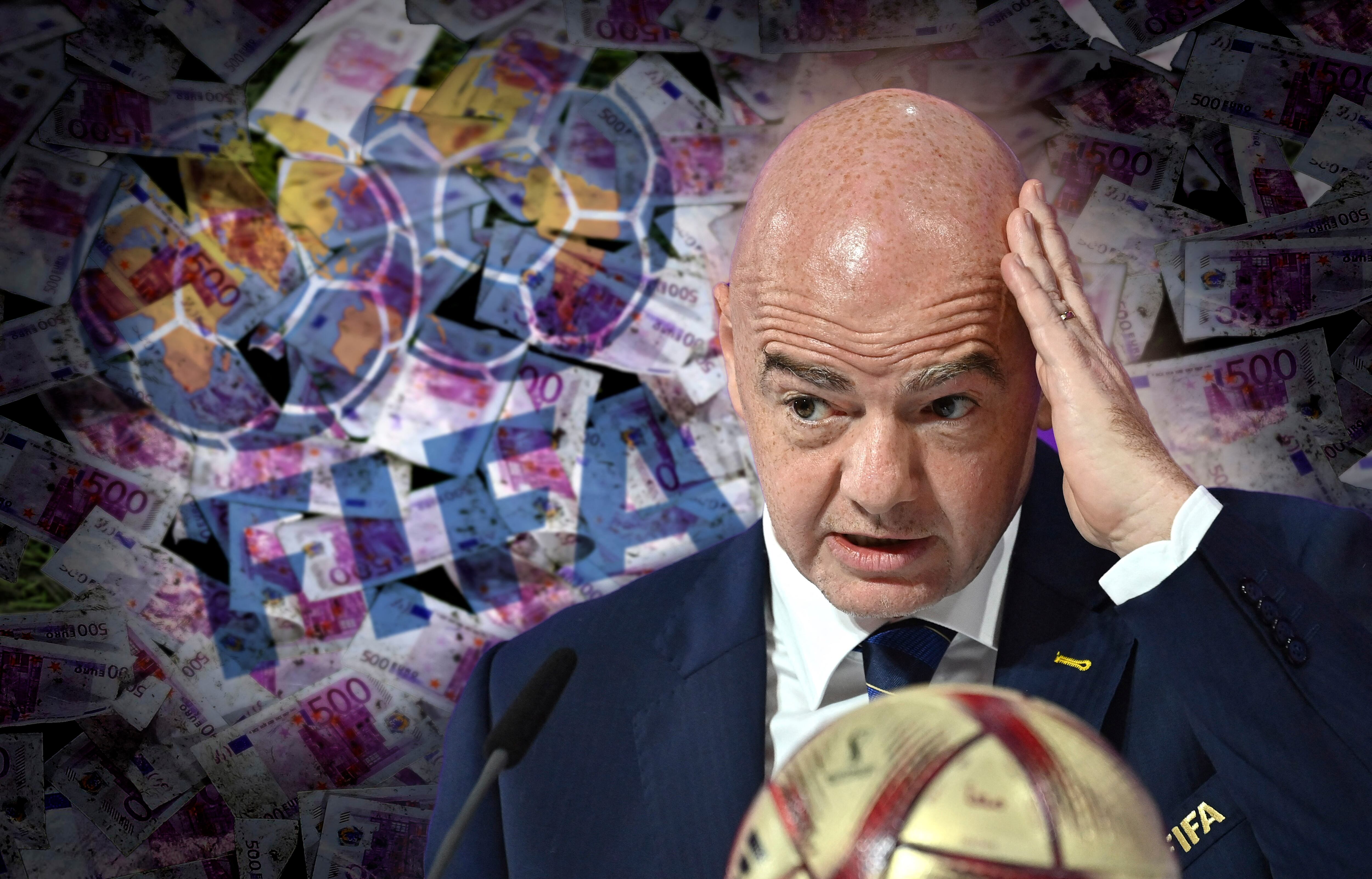 Gianni Infantino atraviesa su peor momento al frente del Mundial, tras el fracasado plan para abrir las competiciones a inversión privada.