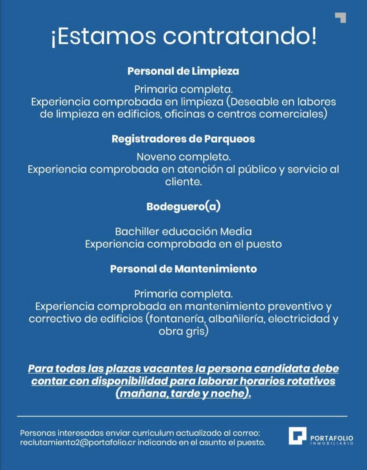 puestos de empleo