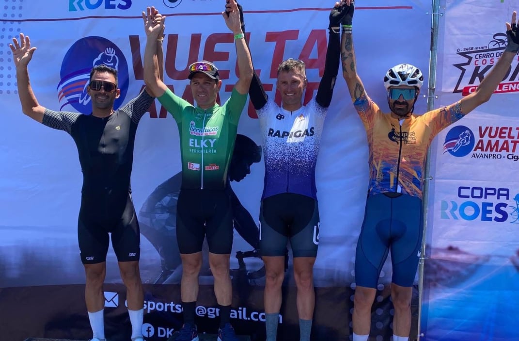 Juan Carlos Rojas Villegas
Ciclista
Vuelta Amateur Costa Rica
Campeon de la categoría Máster A
8 de marzo del 2026
Cortesía: Mundo del Ciclismo Roy Ávalos
