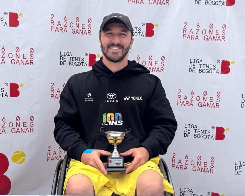 José Pablo Gil
Abierto de Bogotá de tenis en silla de ruedas, campeón
18 de octubre del 2025
Cortesía. Olman Mora