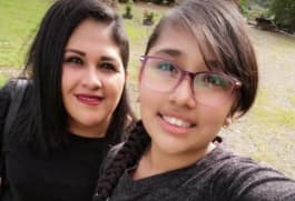 Casa en la que vivían Fernanda Melissa Sánchez Aguilar, de 31 años y su hija Raisha Fabiola Ríos Sánchez, de 12 años en La Virgen de San Pablo de León Cortés. Foto: Cortesía para LT