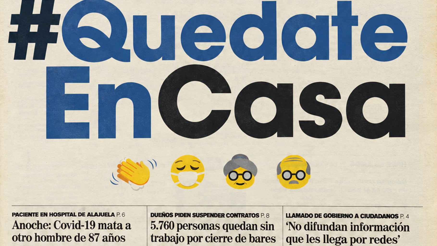 40 portadas seleccionadas con motivo del 80.º aniversario de la publicación del periódico La Nación de Costa Rica.