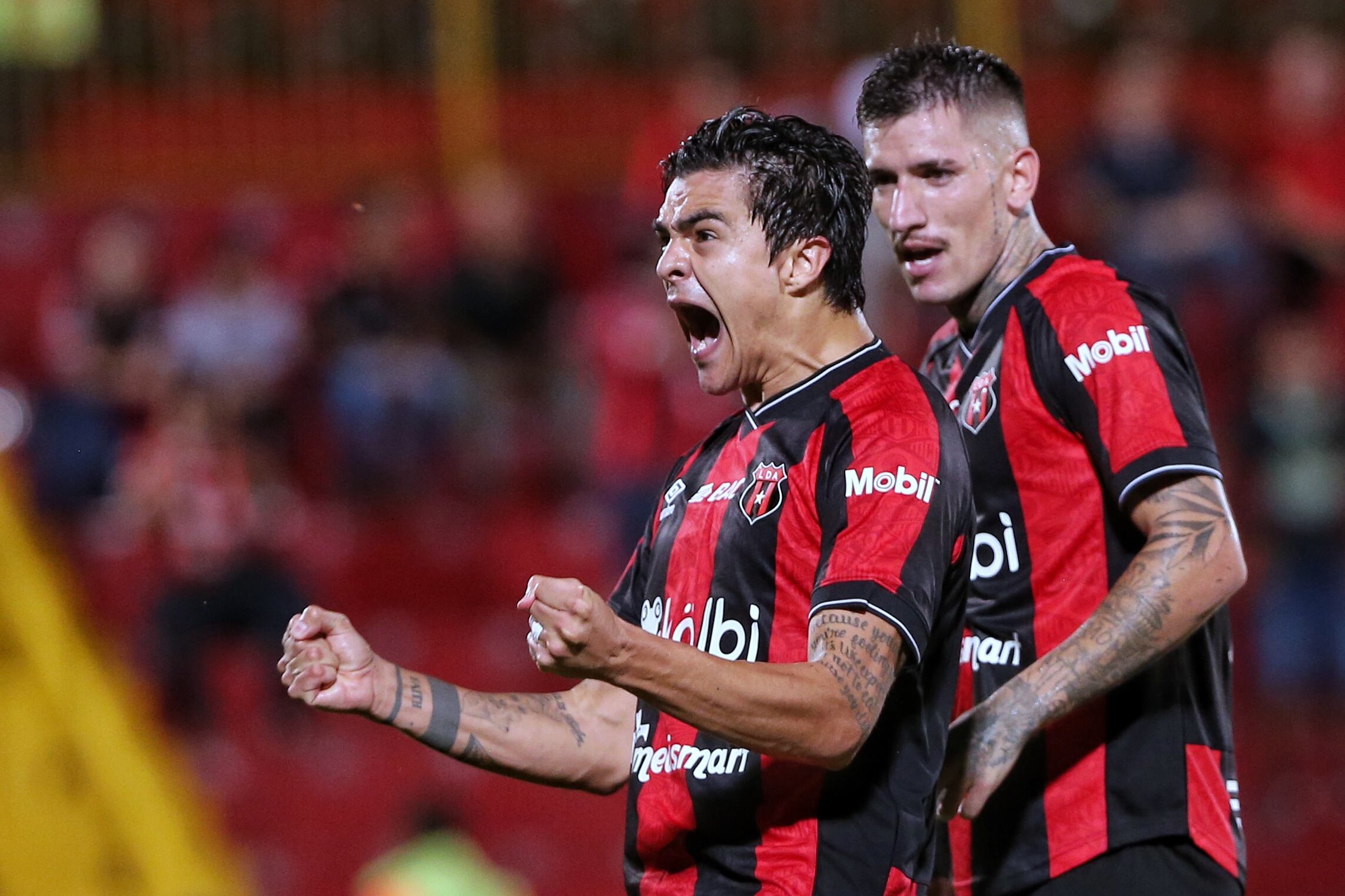 23/07/2024/ Juego entre Liga Deportiva Alajuelense vs CD Marathón por la CONCACAF Center American Club 2024 en el estadio Alejandro Morera Soto / Foto John Durán