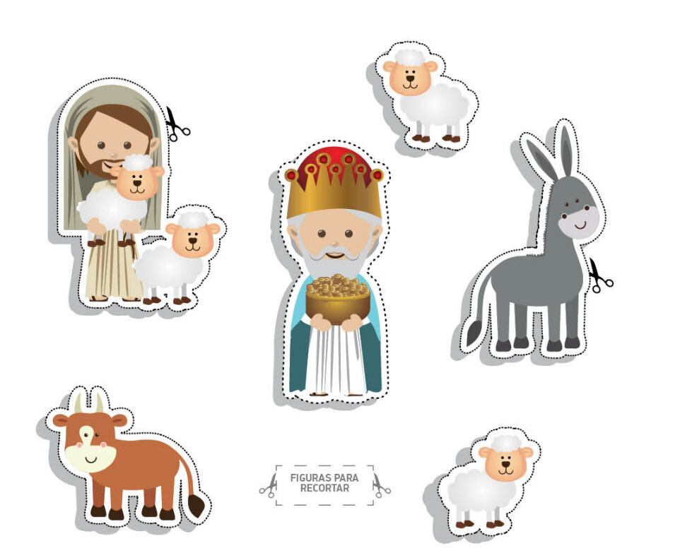 Figura para recortar, Portal de Belén