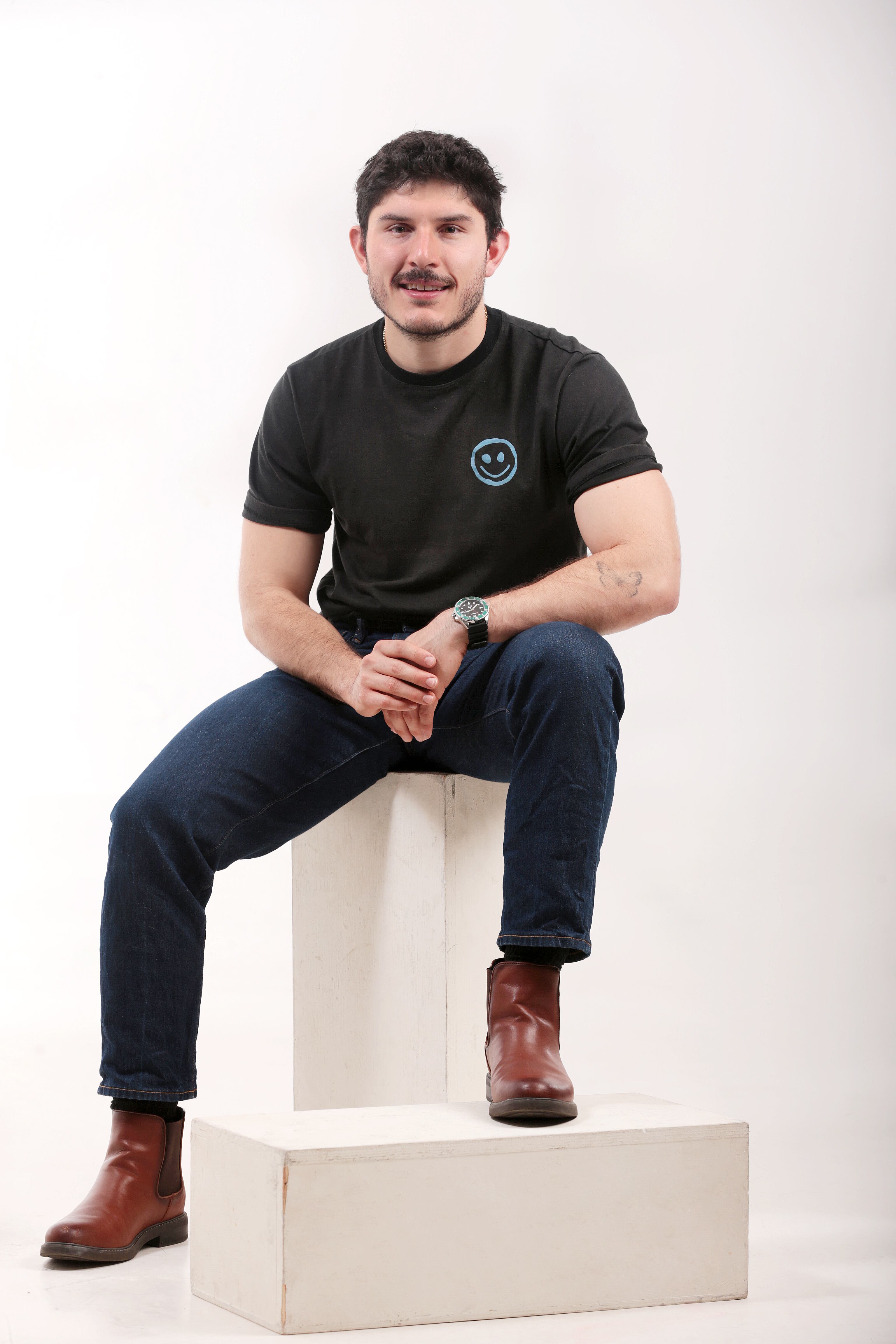 08/01/2023/ Fotos del equipo de el programa " No pasa nada' Pietro Cercone y Karol Quesada / Foto John Durán