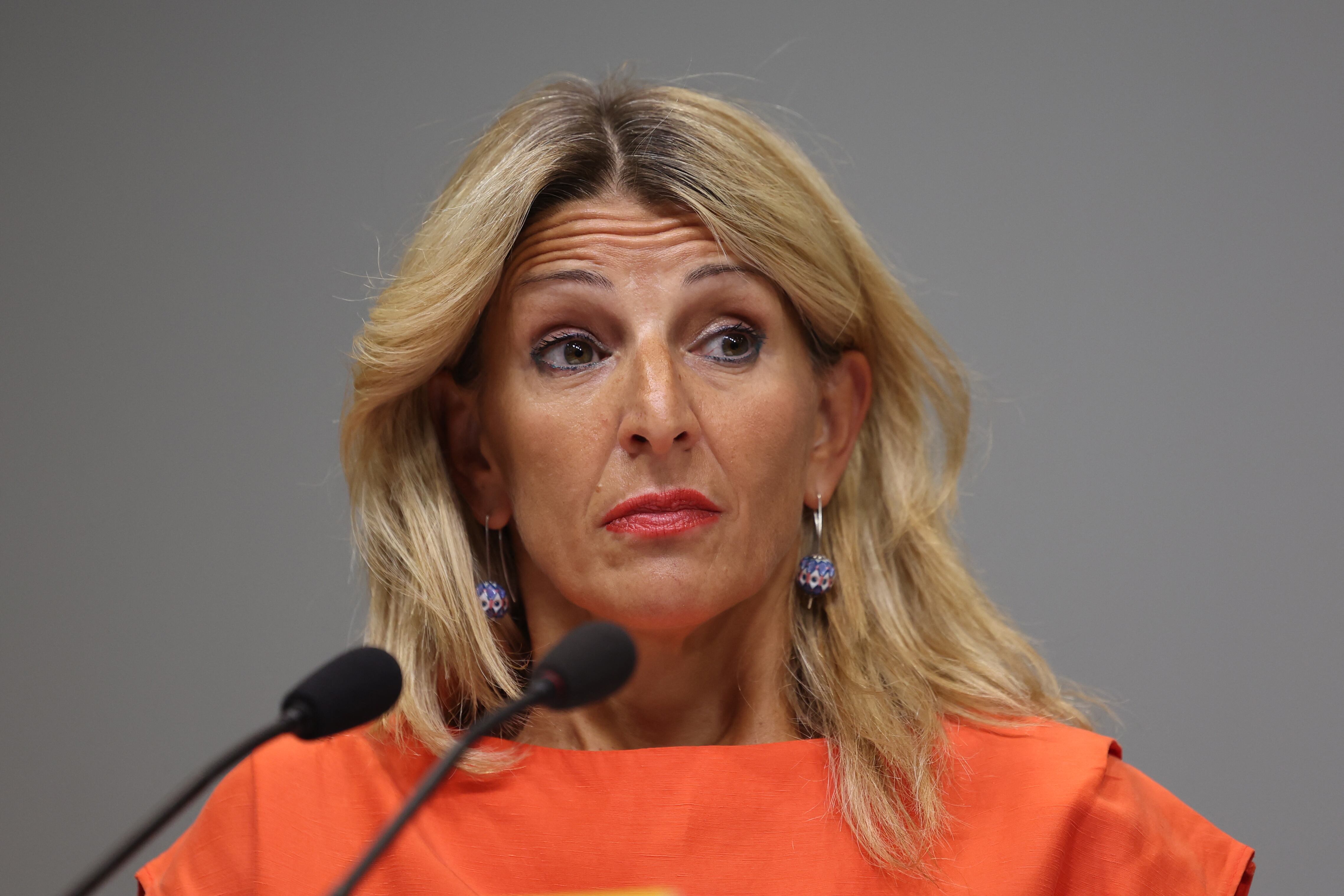 Yolanda Díaz, vicepresidenta de España demandada por Julio Iglesias
