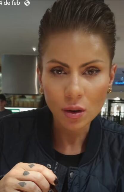 Fotos de Ingrid Karina Sánchez cuando fue encontrada como habitante de la calle.