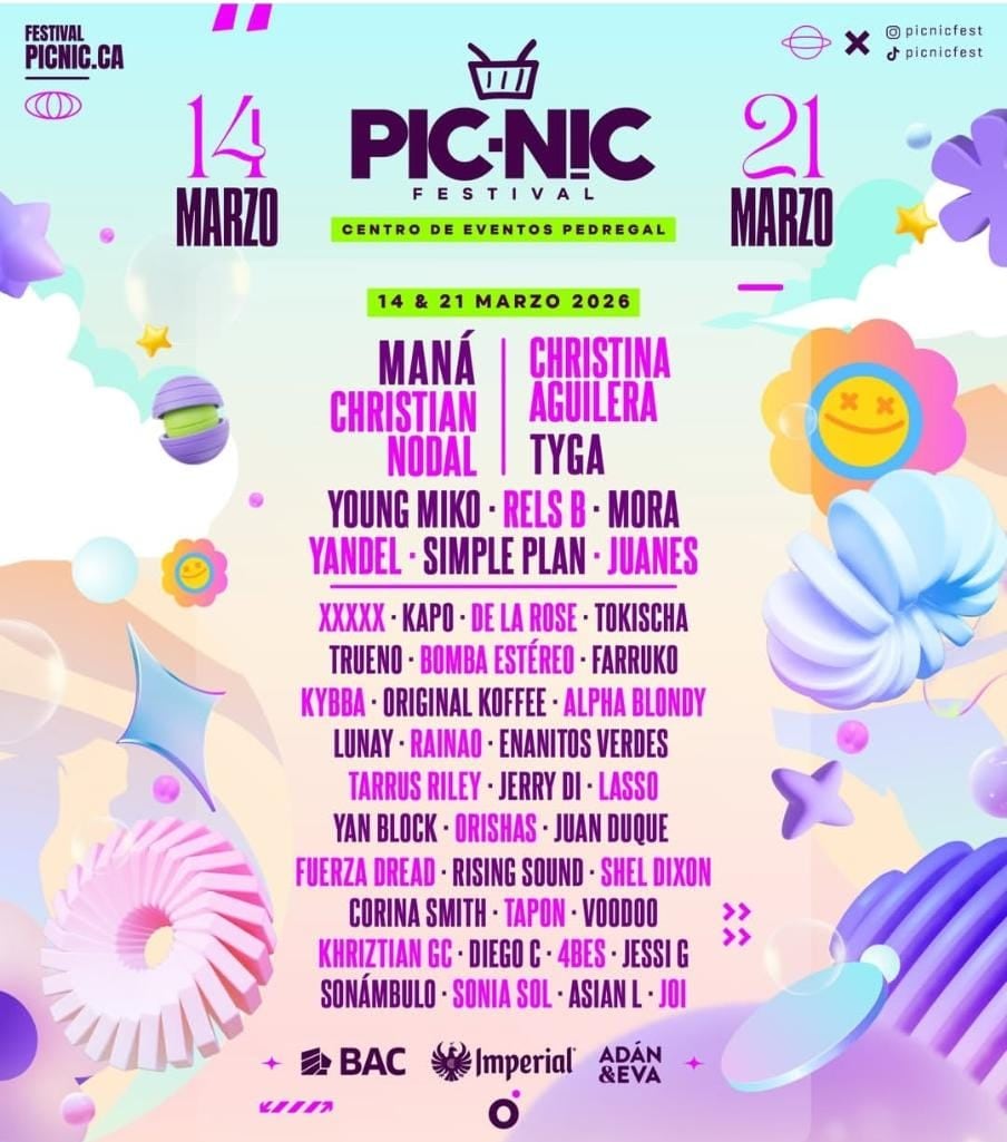 Christina Aguilera será la sorpresa internacional del Festival Picnic 2025.