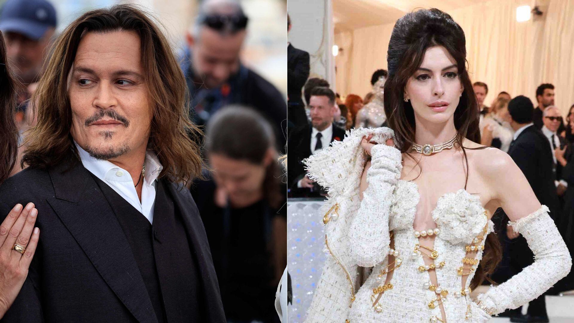 Johnny Depp y Anne Hathaway
