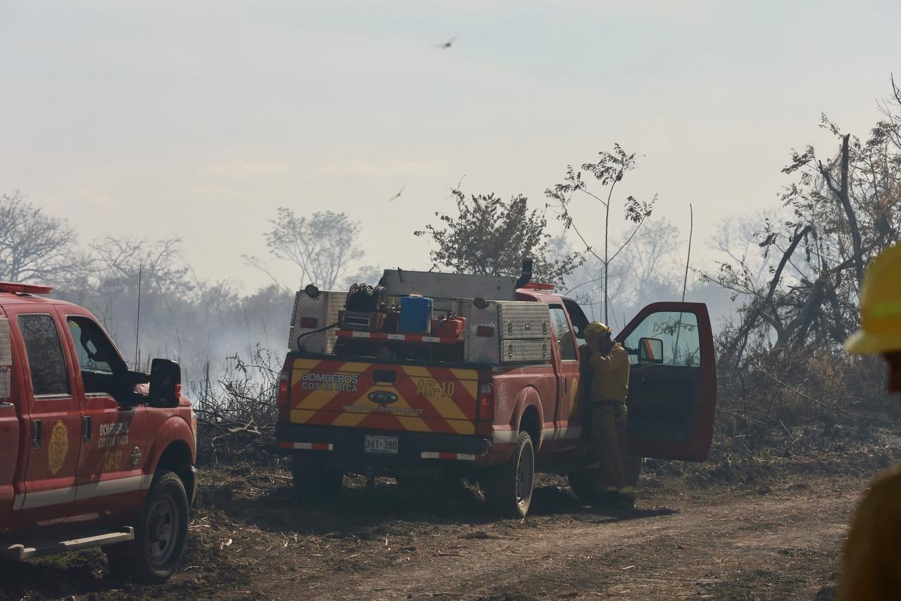 Incendio forestal en el Parque Nacional Palo Verde
