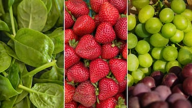 Espinaca, fresas y uvas lideran lista de alimentos con más pesticidas en 2026: esto revela un estudio