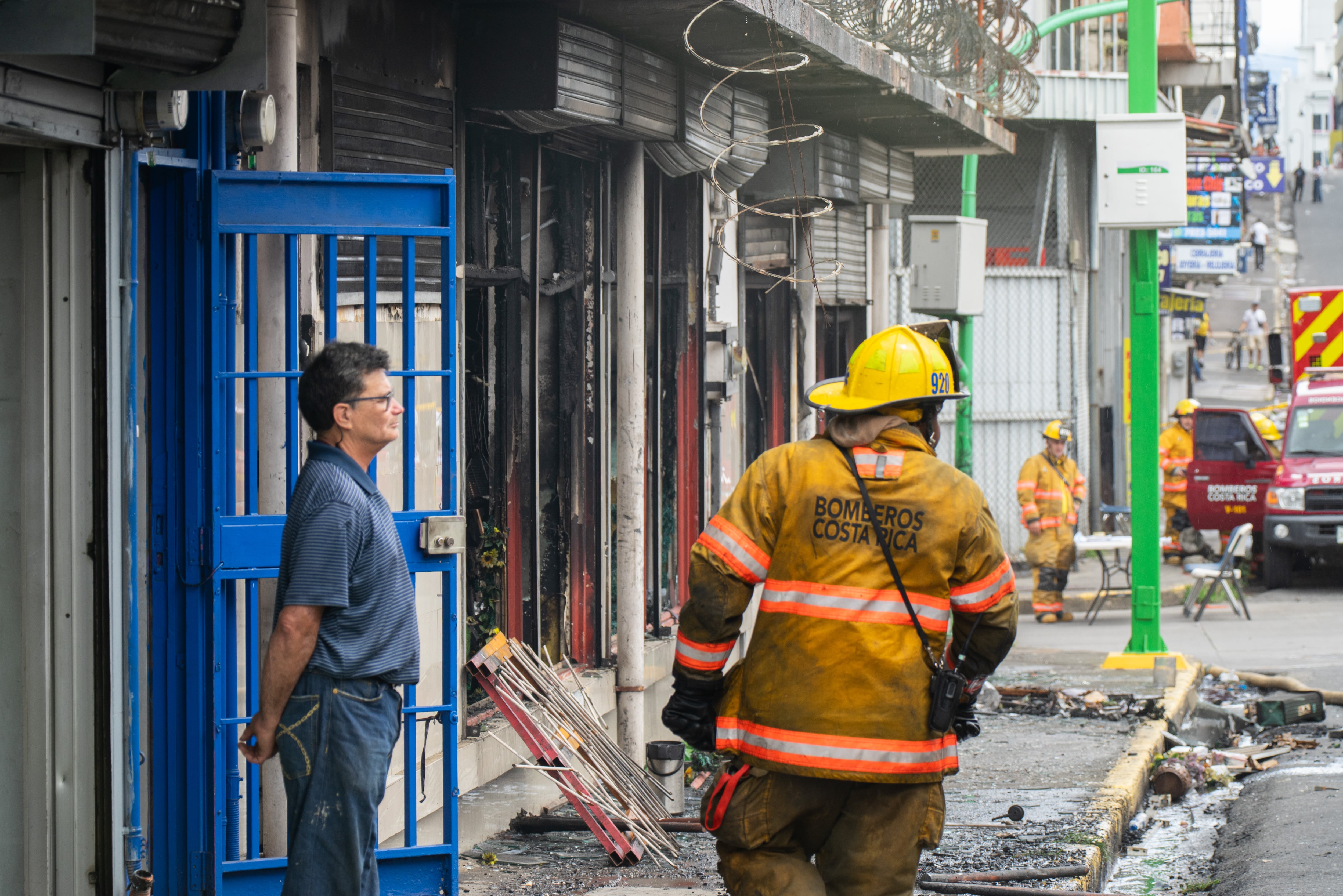 El incendio en San José centro, del 29 de agosto, dejó muchas áreas reducidas a cenizas, mientras que en otras la estructura presenta menos daños.