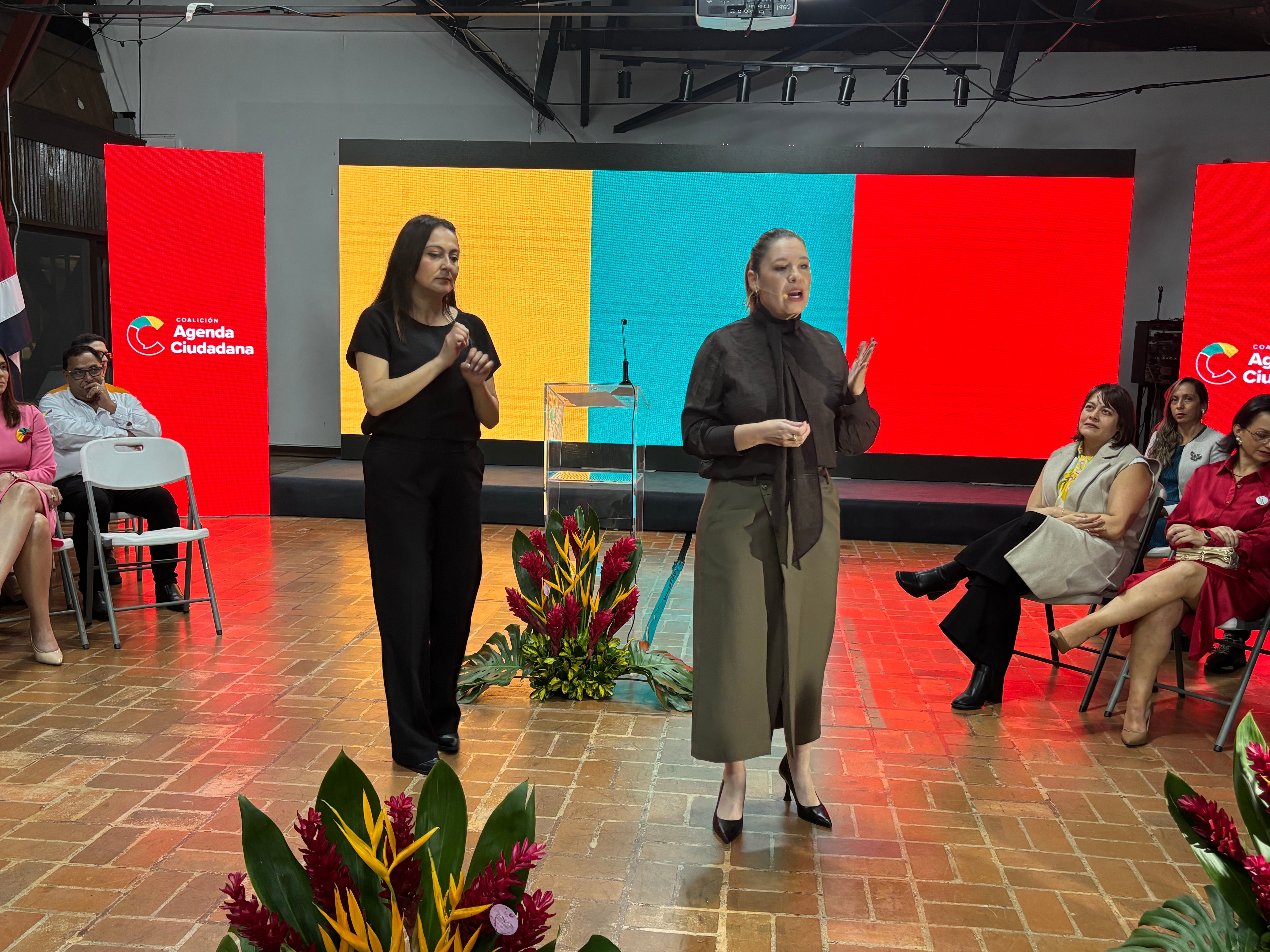 Claudia Dobles, candidata presidencia de la Coalición Agenda Ciudadana, presentó su plan de gobierno.