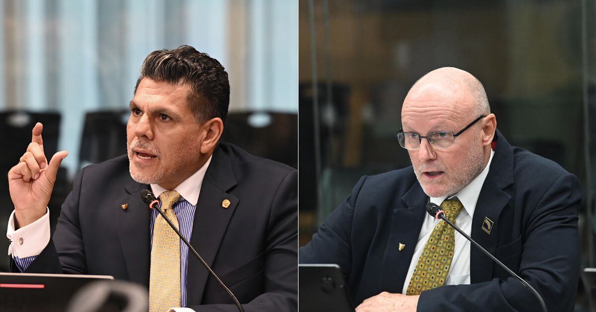 En la imagen, Allan Moreira Gutiérrez y Stephan Brunner