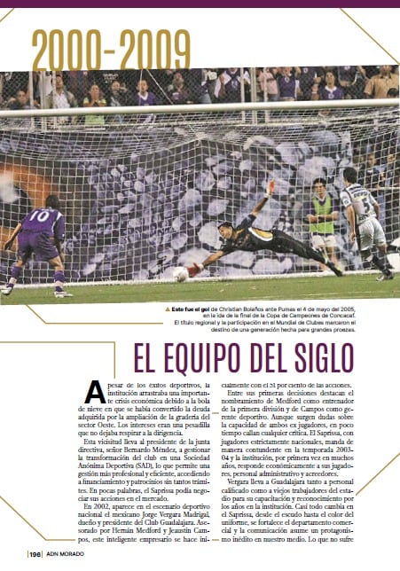 presentacion del libro de Saprissa ADN Morado