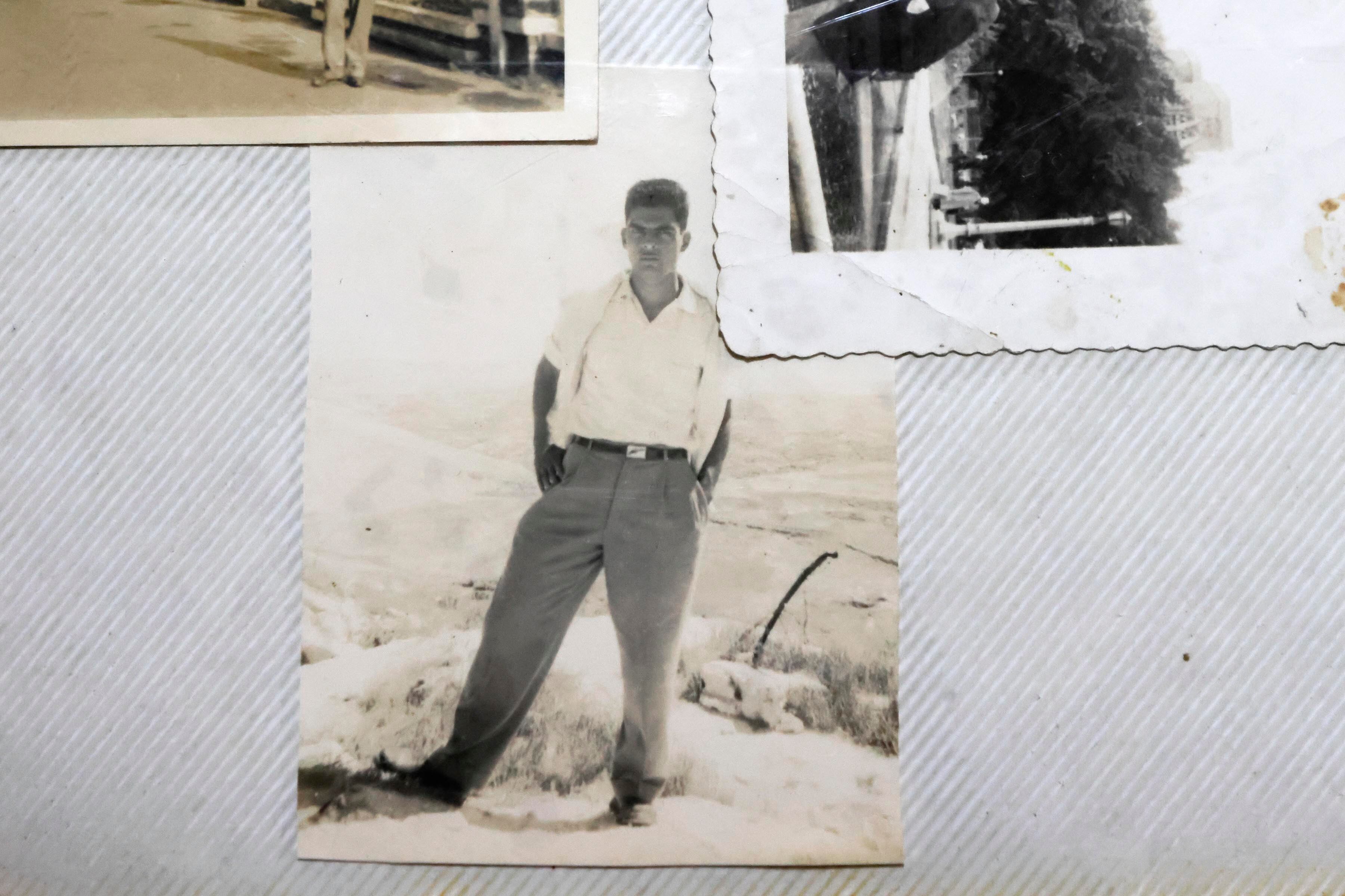 Rigoberto "Feo" Rojas en su casa