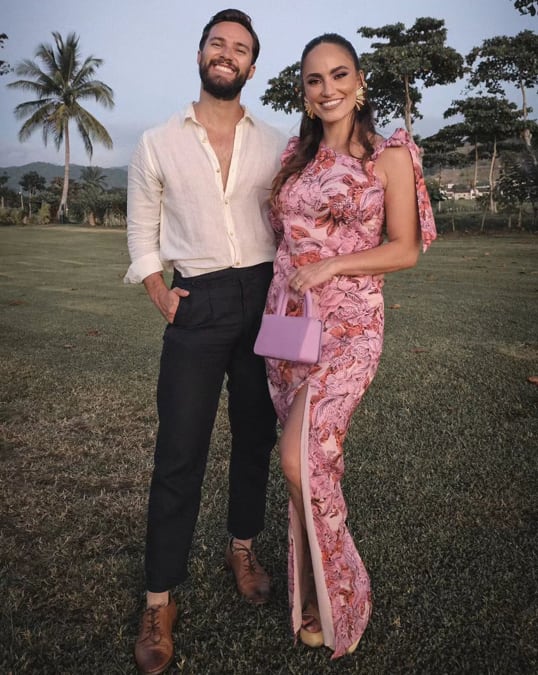 Jorge Vindas y su novia