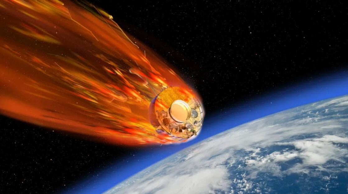 El módulo de descenso soviético Cosmos 482, lanzado en 1972 hacia Venus y atrapado en la órbita terrestre, podría reingresar a la atmósfera entre el 8 y el 11 de mayo, generando un fenómeno brillante en el cielo, similar a un meteoro, según la Sociedad Astronómica del Caribe. Imagen ilustrativa.