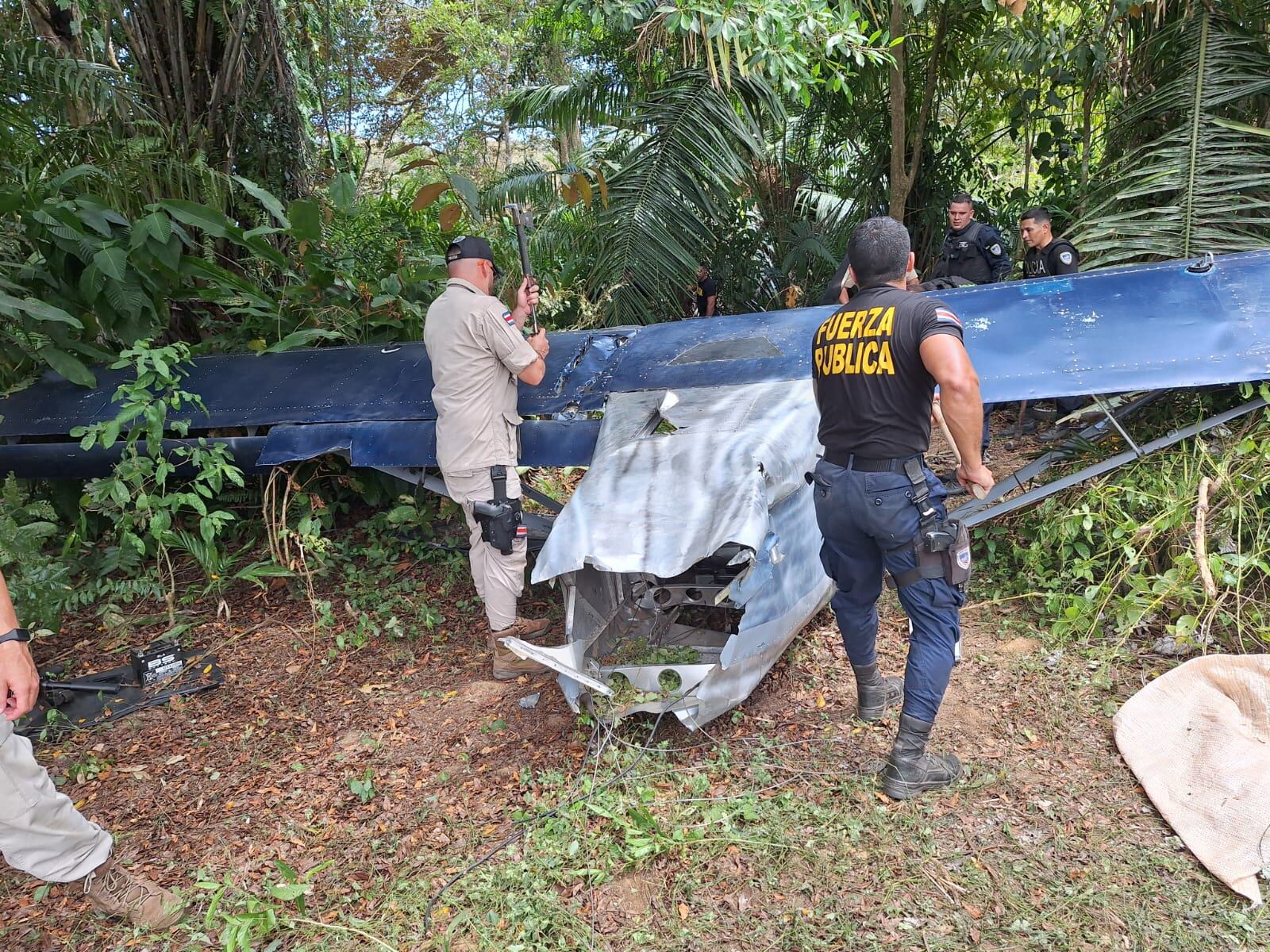 Hallazgo de avionetas en pista clandestina en la Zona Sur