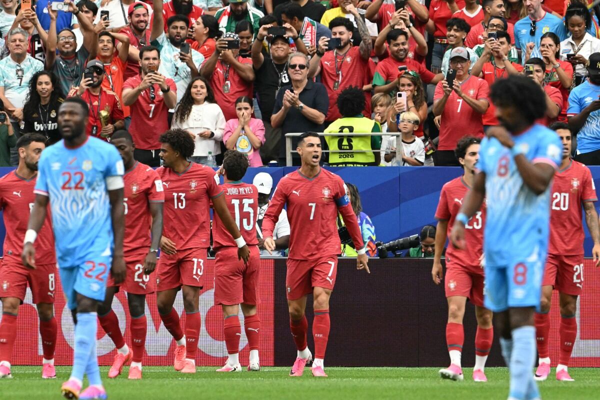 El partido entre Portugal y Congo no fue como Cristiano Ronaldo pensaba.