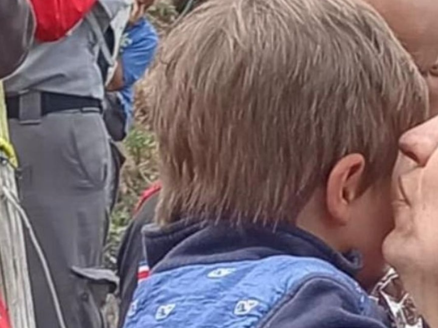 Cruz Roja comparte primera imagen de niño que había desaparecido en montañas de Dota