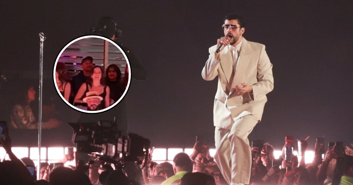 Keylor Navas fue uno de los invitados destacados en la escenografía del concierto de Bad Bunny en Ciudad de México.