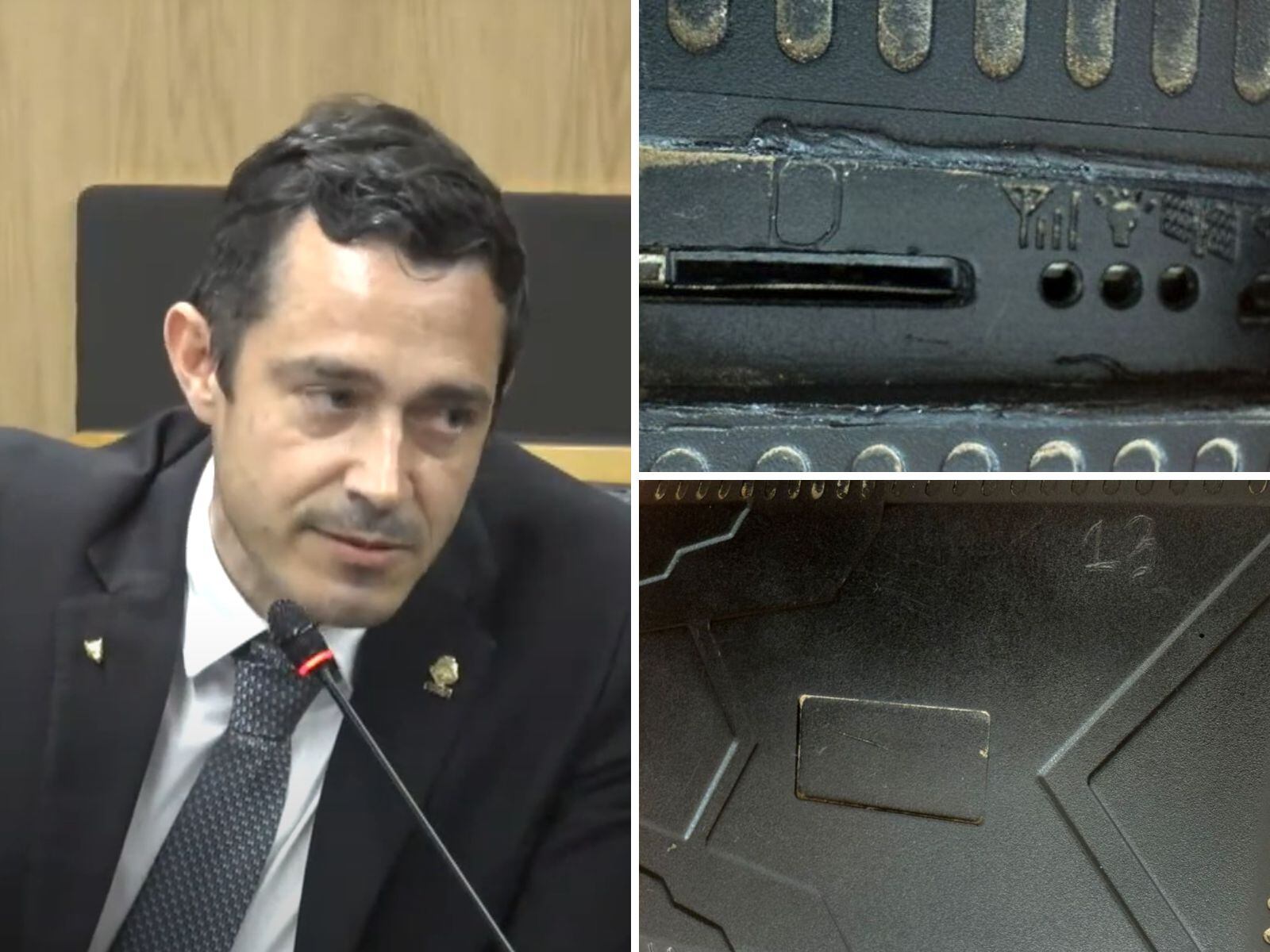 El GPS que halló Manuel Morales en el carro de su allegada