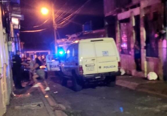 Dos hombres fueron asesinados a balazos en Turrialba. Foto cortesía.