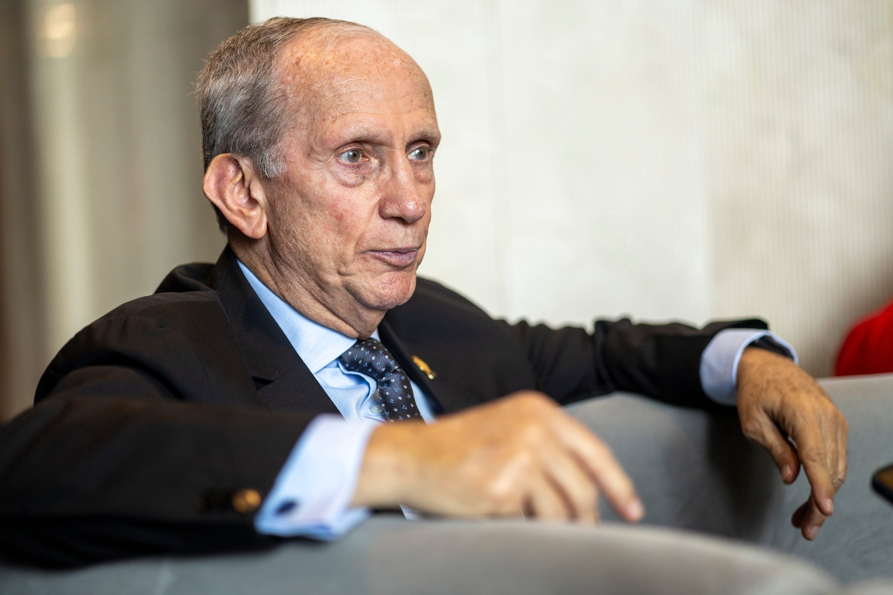 19/07/2024, San Jose, Hotel Hilton, conferencia de prensa del ICT, para anunciar la Situación del Turismo en Costa Rica. En la fotografía William Rodríguez, ministro de Turismo.