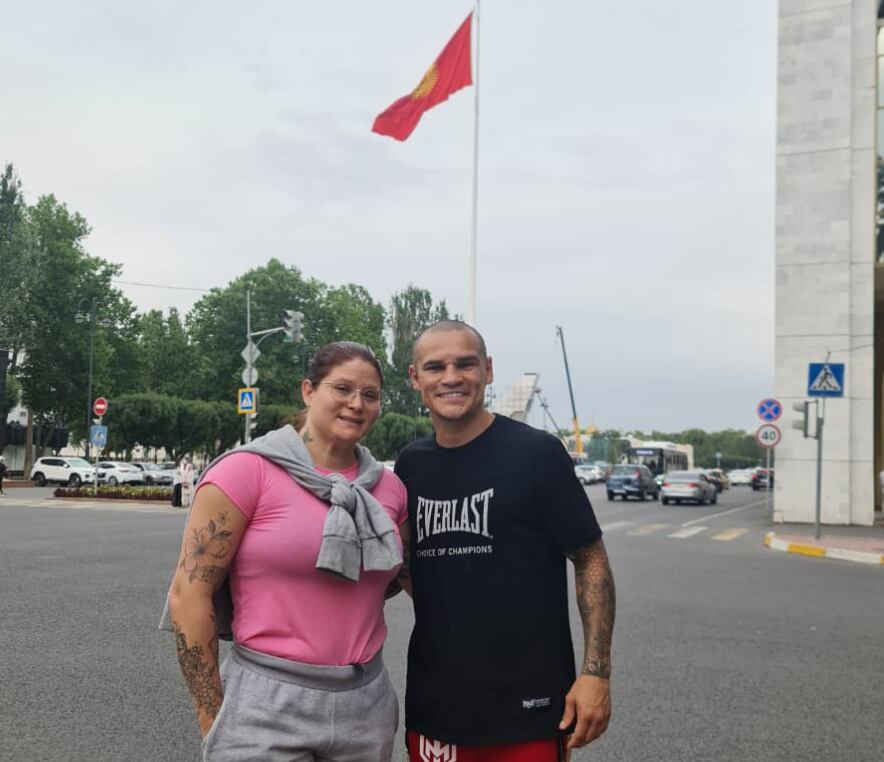 David Medallita Jiménez
Daniela Cubillo
Biskek, capital de Kirguistán
Pelea ante el mexicano Kenbun Torres.
15 de julio del 2025
Cortesía: David Medallita Jiménez