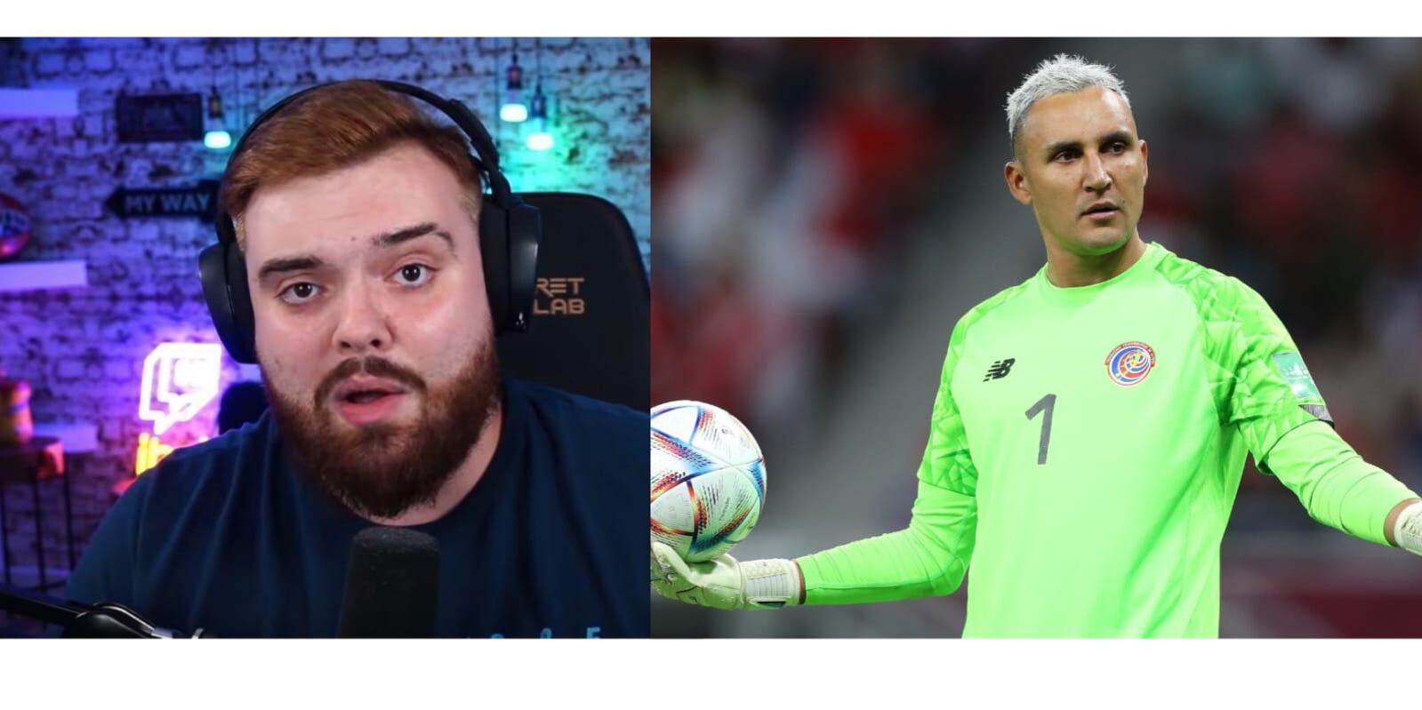 Ibai Llanos salió a defender a Keylor Navas