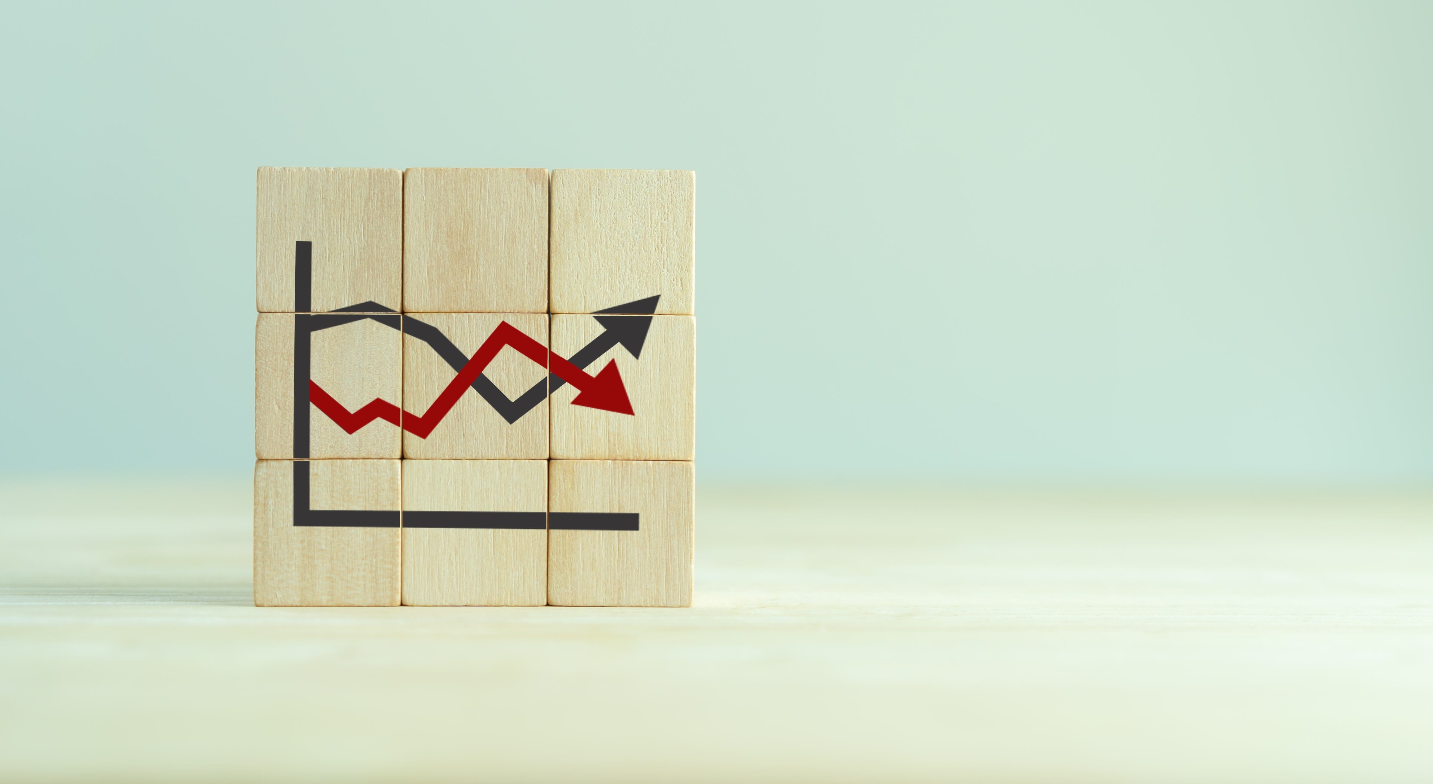 Imagen de stock de inflación