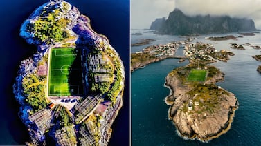 El estadio más aislado y sorprendente del mundo está en el Ártico y casi nadie lo conoce