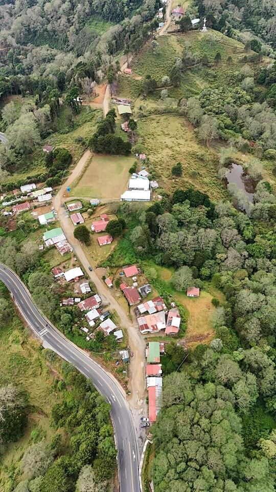 Entre División de Pérez Zeledón y San Isidro de El General se concentra el enjambre sísmico. Foto: Cortesía, José Luis Fernández.