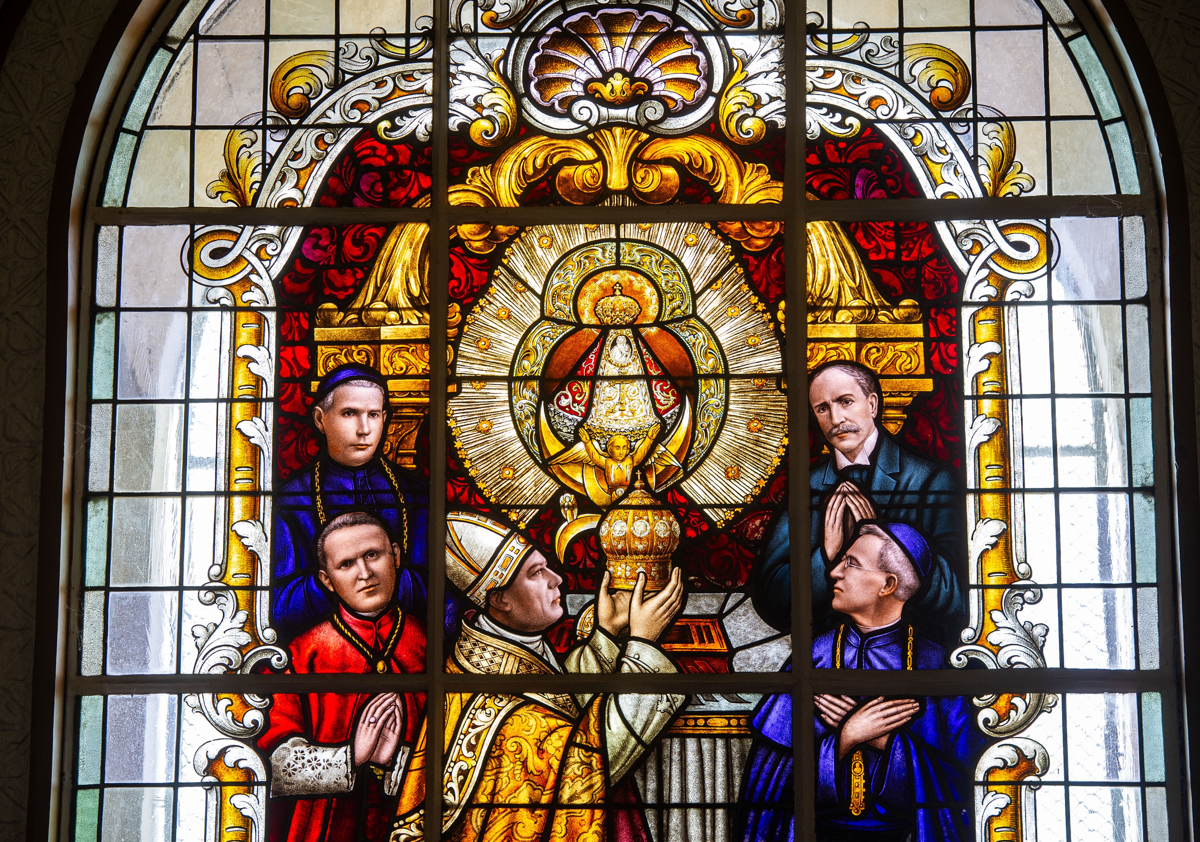 20/04/2026 Cartago, Basílica de los Angeles, Conmemoración del Centenario de la Coronación Pontificia de la imagen de Nuestra Señora de los Angeles, Patrona de Costa Rica, 1926 - 2026, entrevista con Pbro Ricardo Cerdas Guntanis, fotografía: Marvin Caravaca.