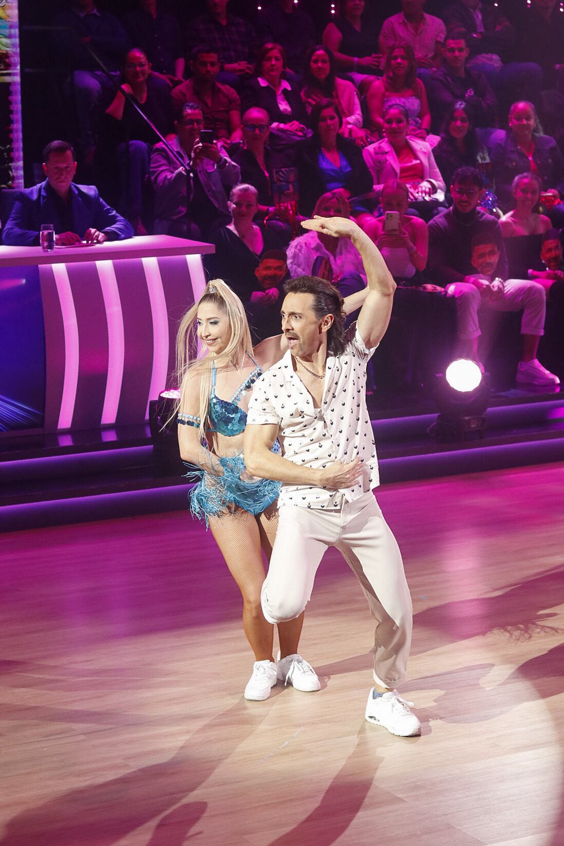 13/10/2024. Quinta gala del programa Mira quién baila. Teletica, Sabana. Fotografía: Lilly Arce.