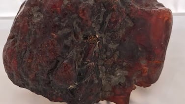 Una pepita de ámbar de $1 millón fue usada durante años como tope de puerta en Rumanía