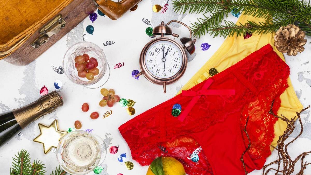 Color de ropa interior en Año Nuevo