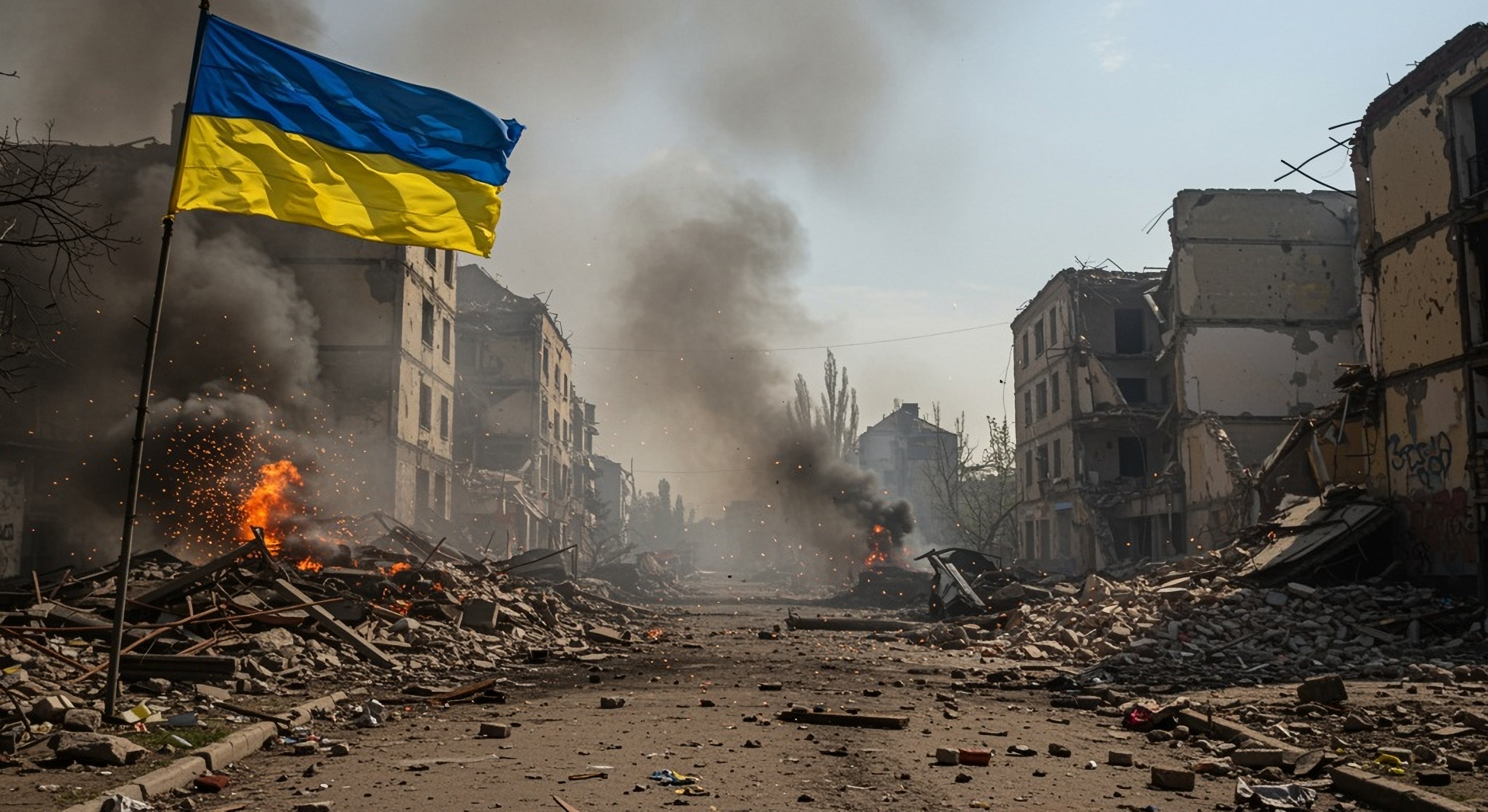 Destrucción por la guerra en Ucrania: 4 años de guerra se cumplen este 24 de febrero de 2026
