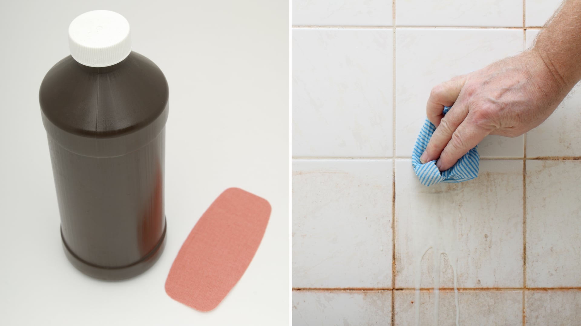 El peróxido de hidrógeno elimina gérmenes, manchas y moho en el baño con un método práctico y seguro.