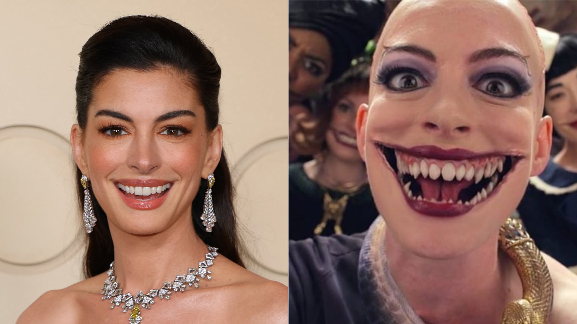 Anne Hathaway ironizó críticas sobre su rostro en el Oscar 2026 con un video en redes y una referencia a Las brujas