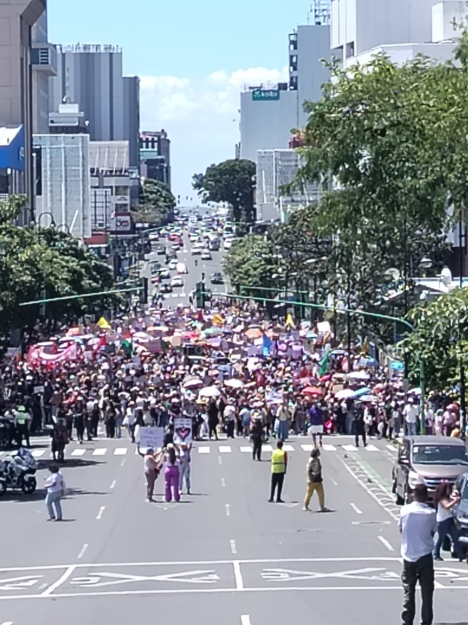 Marcha del 8 de marzo de 2026, San José Costa Rica