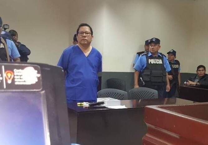 El director del canal nicaragüense Miguel Mora, fue acusado de varios delitos en Nicaragua. Foto: Tomada del Twitter del Canal 100% Noticias