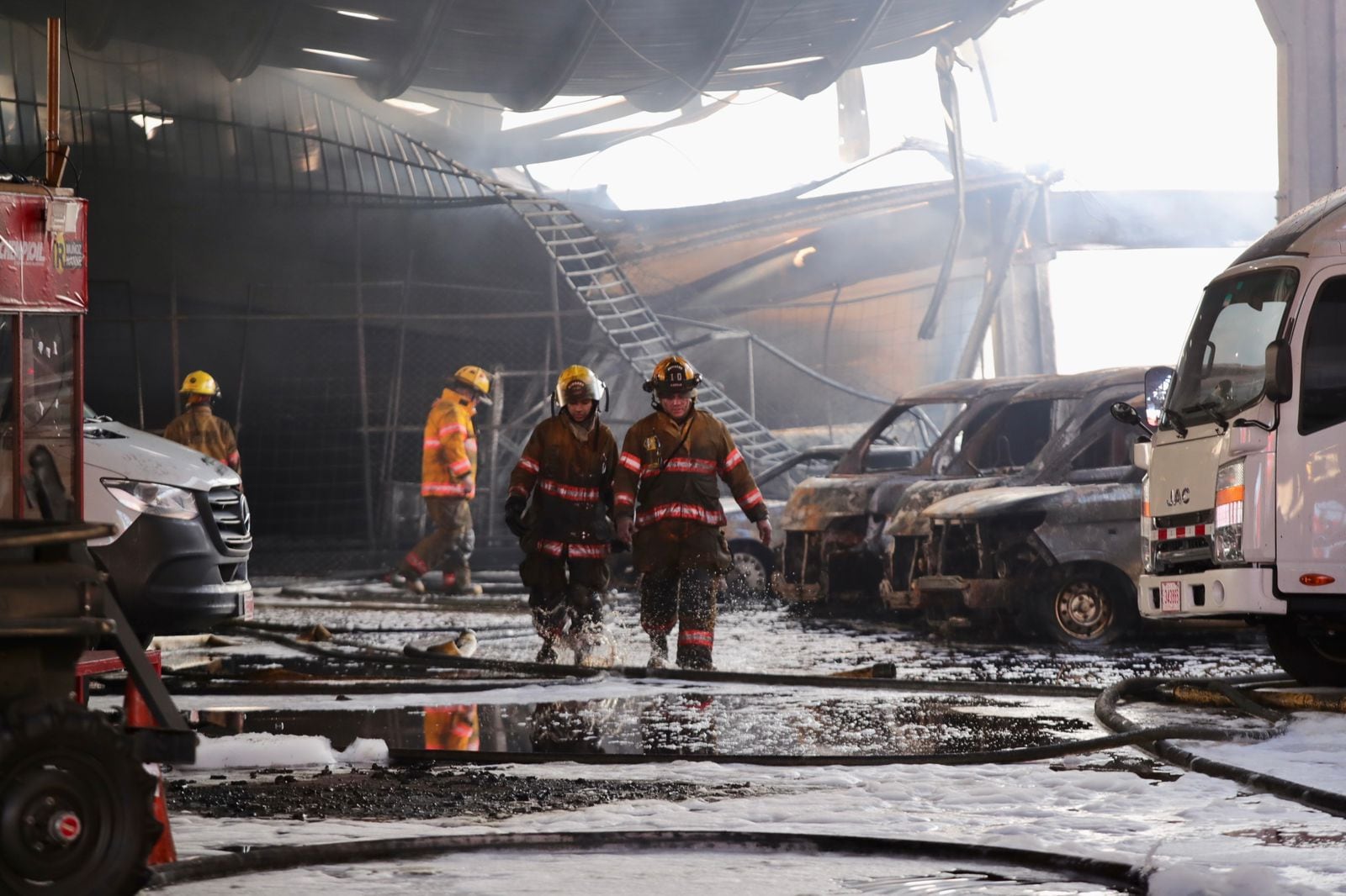 Incendio en San Pedro