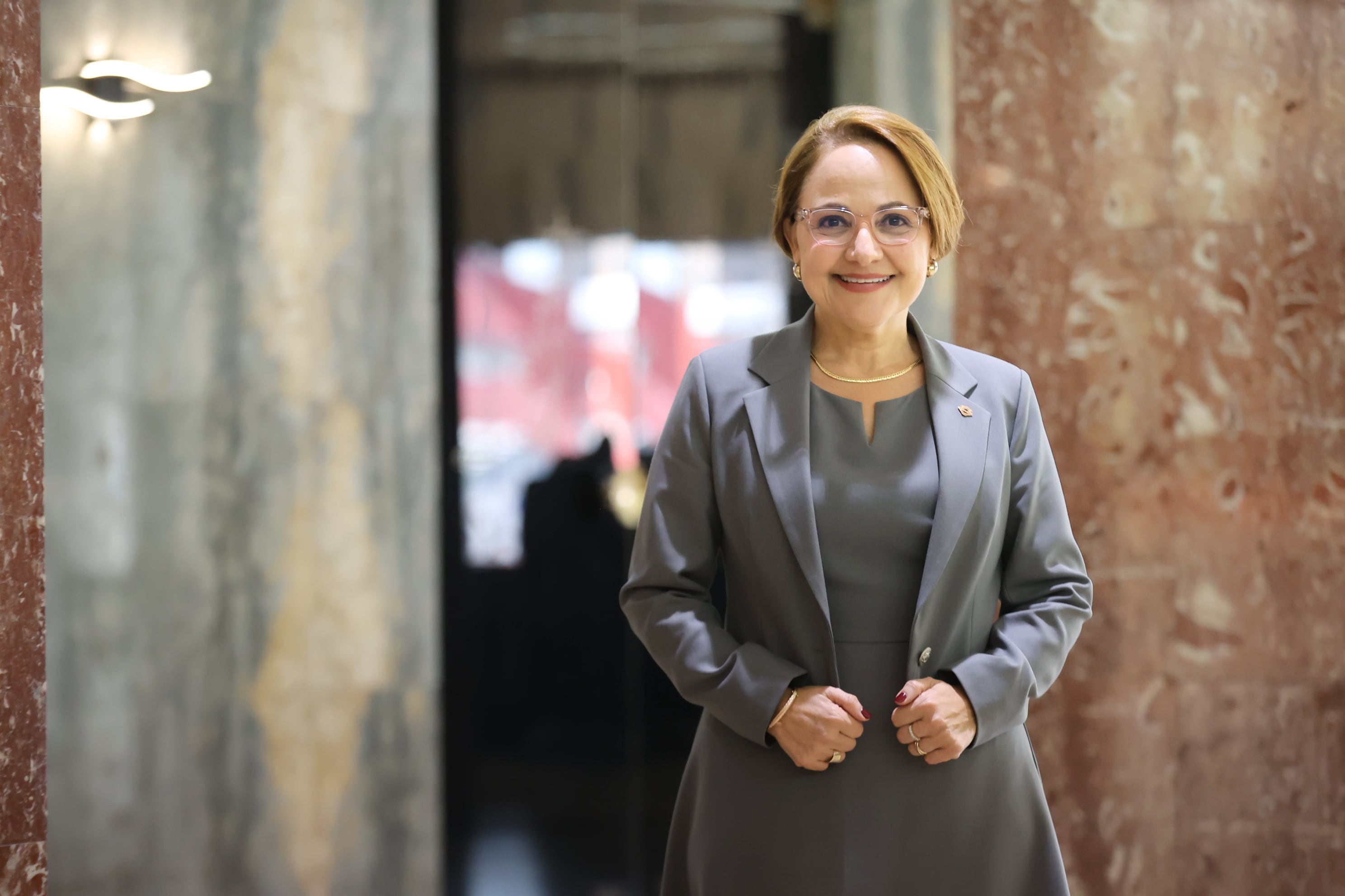 Retratos de Patricia Vargas nueva presidente de La Corte Suprema de Justicia / Foto John Durán