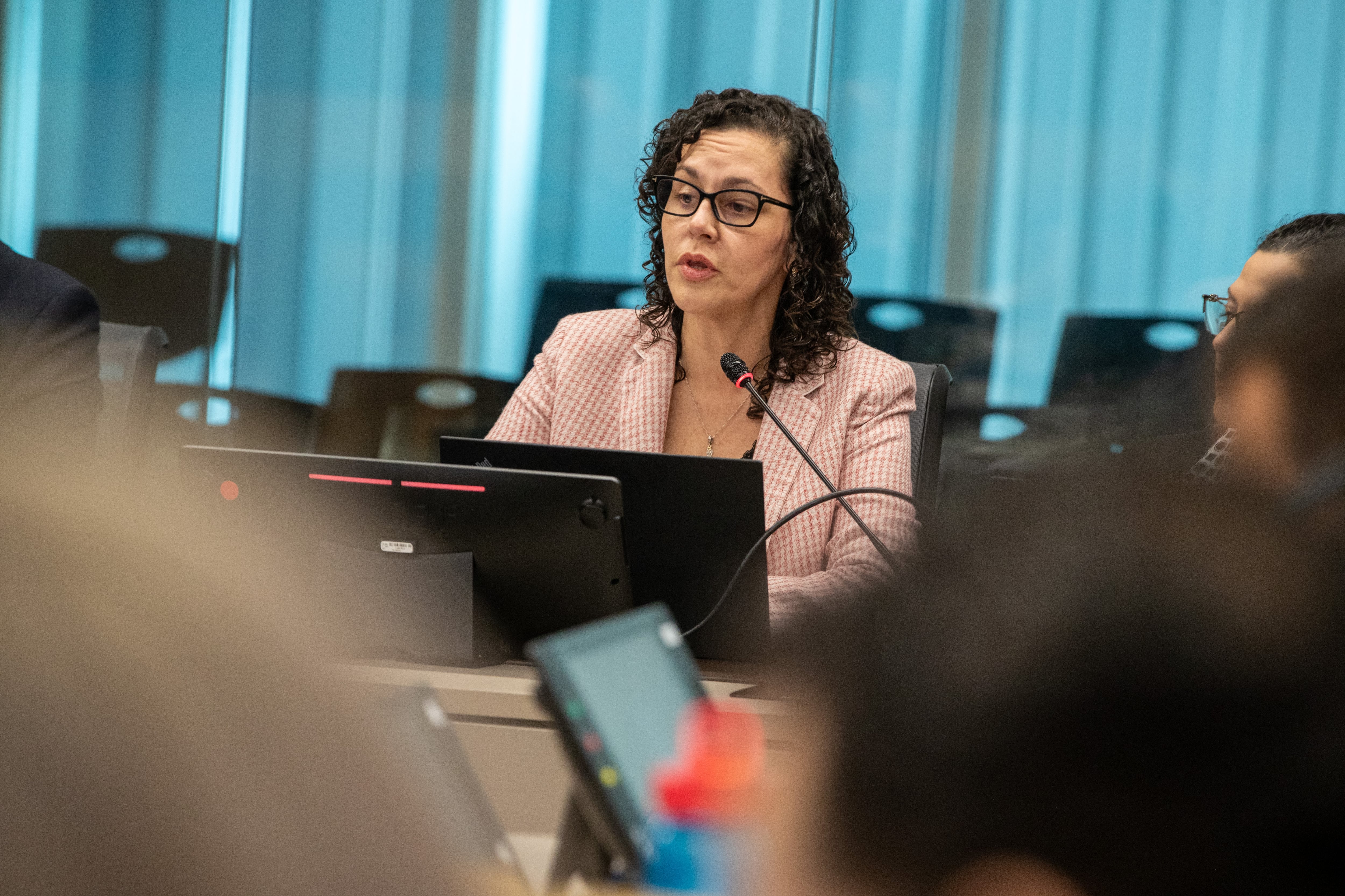 12/10/2023, San José, Asamblea Legislativa, comparecencia de la gerente del Banco Central Hazel Valverde en la comisión de control de ingreso y gasto público.