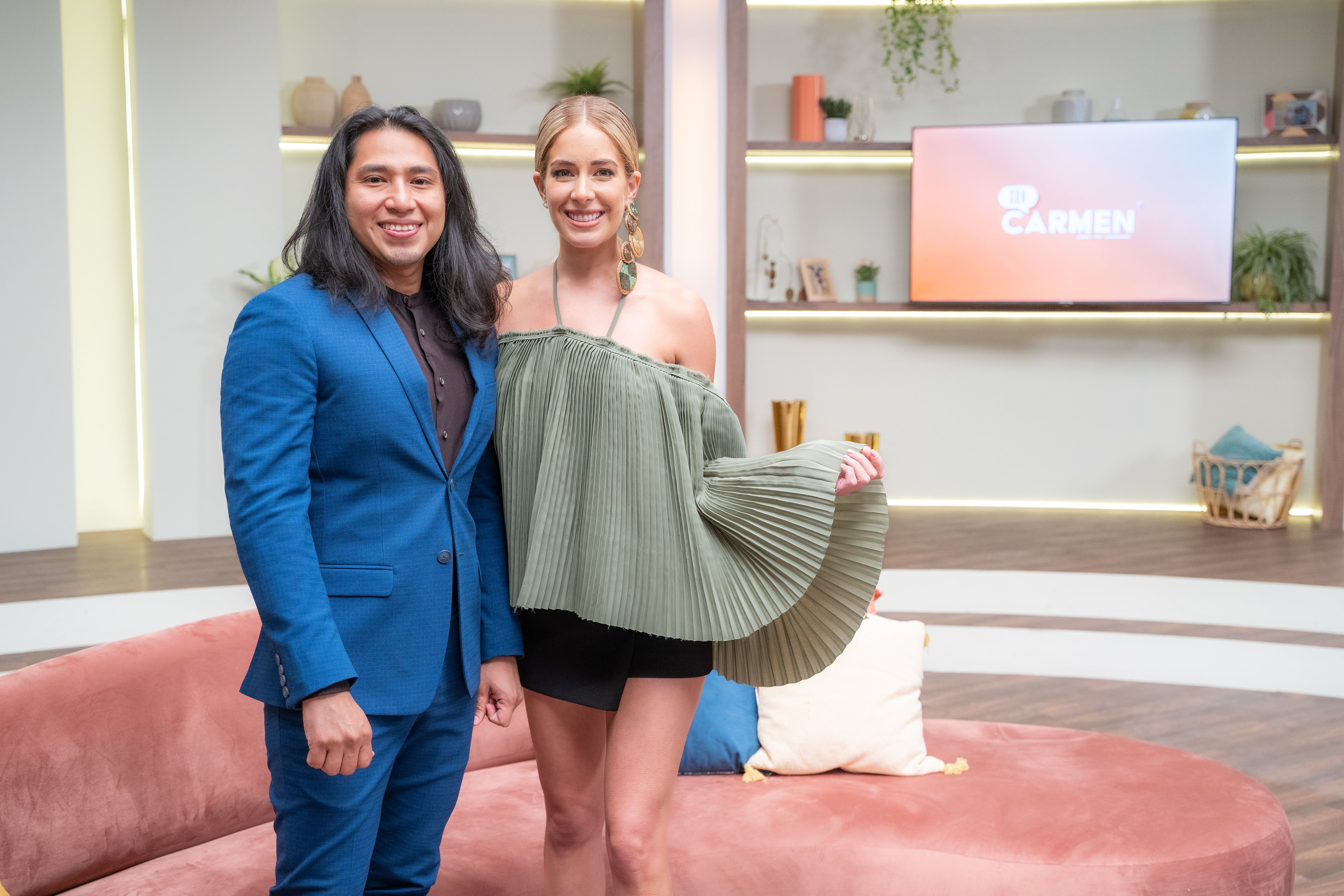 Josué Maychi y Carmen Aub resaltaron la importancia de visibilizar la cultura de los pueblos indígenas en la industria del entretenimiento en el programa 'Con Carmen'.